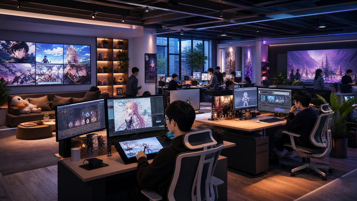 51动漫传媒公司办公室-动漫创作团队